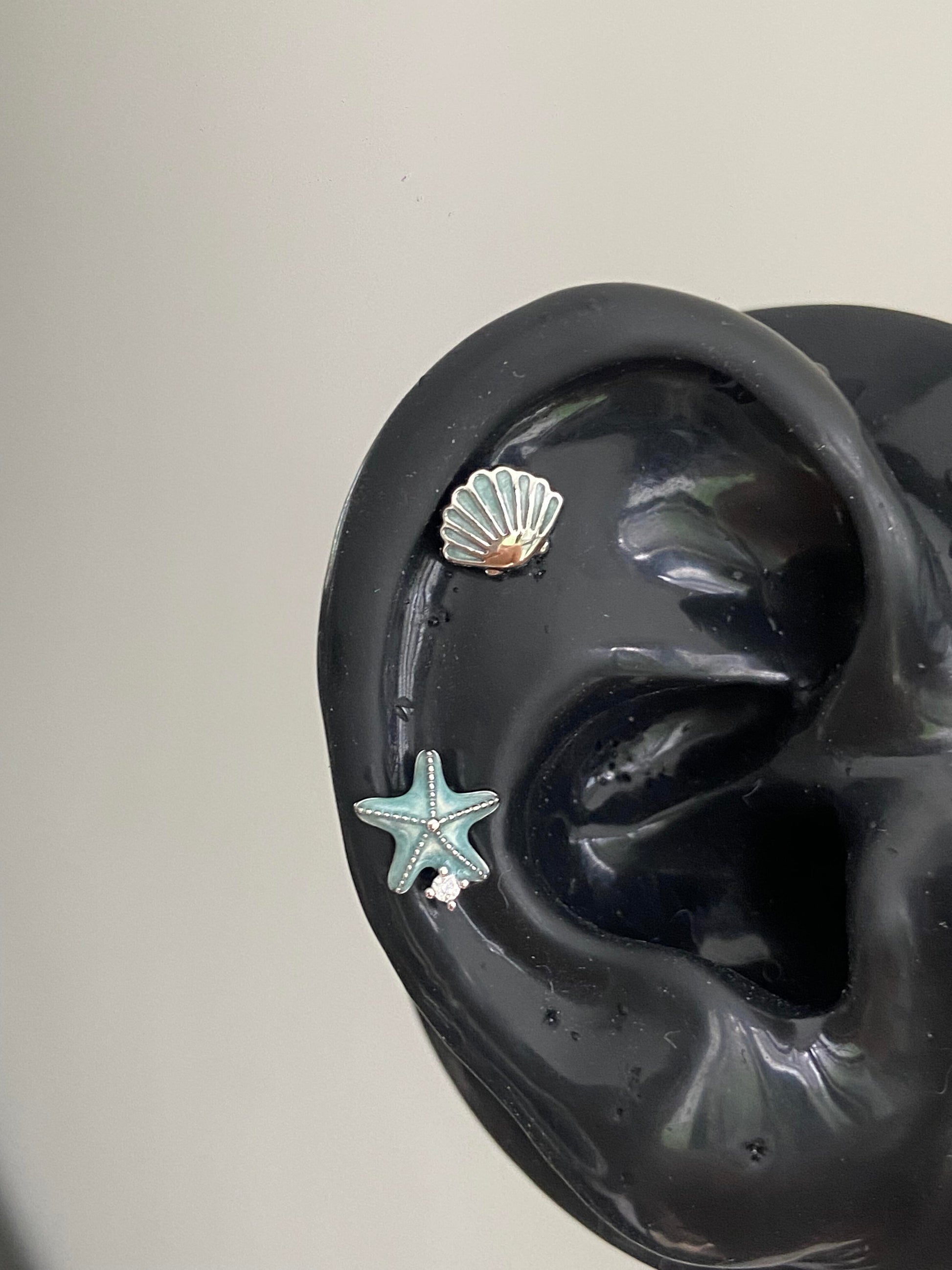 Coral Kiss Helix Earrings
