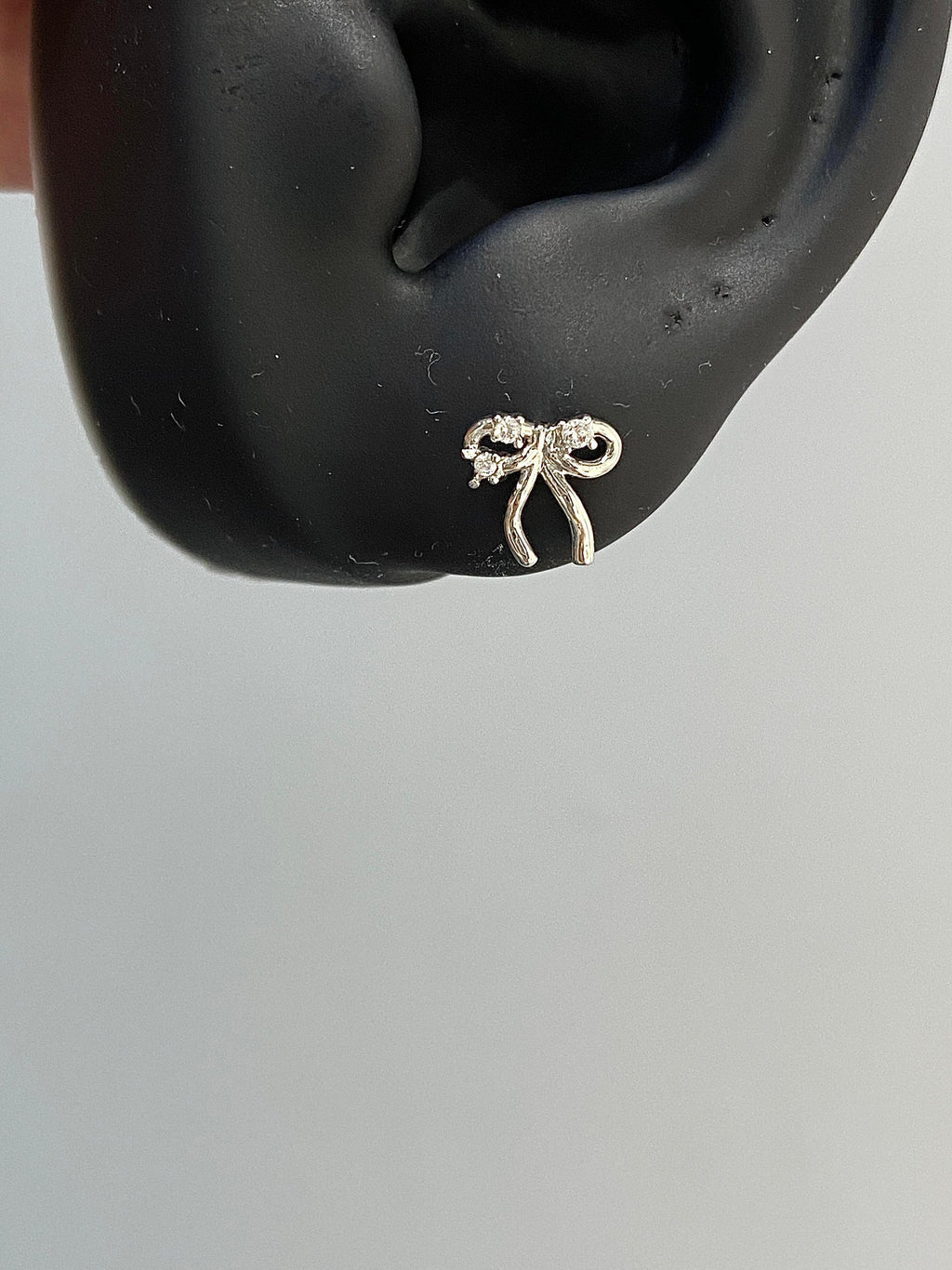 Sparkly Ribbon Helix Earrings