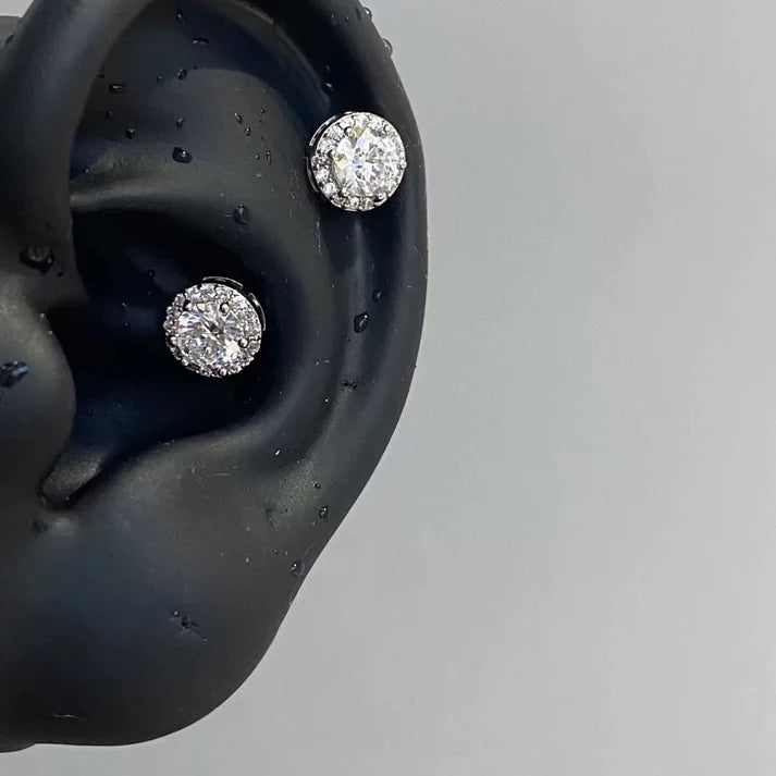 Seraph Spark Helix & Conch Earrings