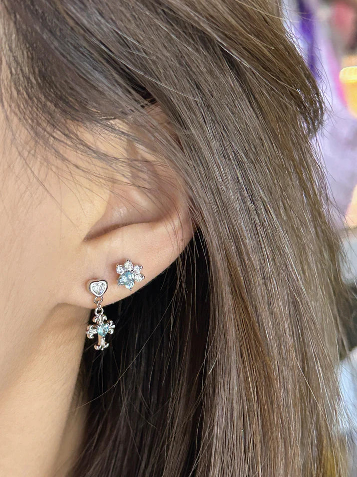 Divine Drop Helix Earrings