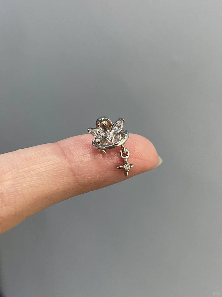 Flora Butterfly Helix Earrings