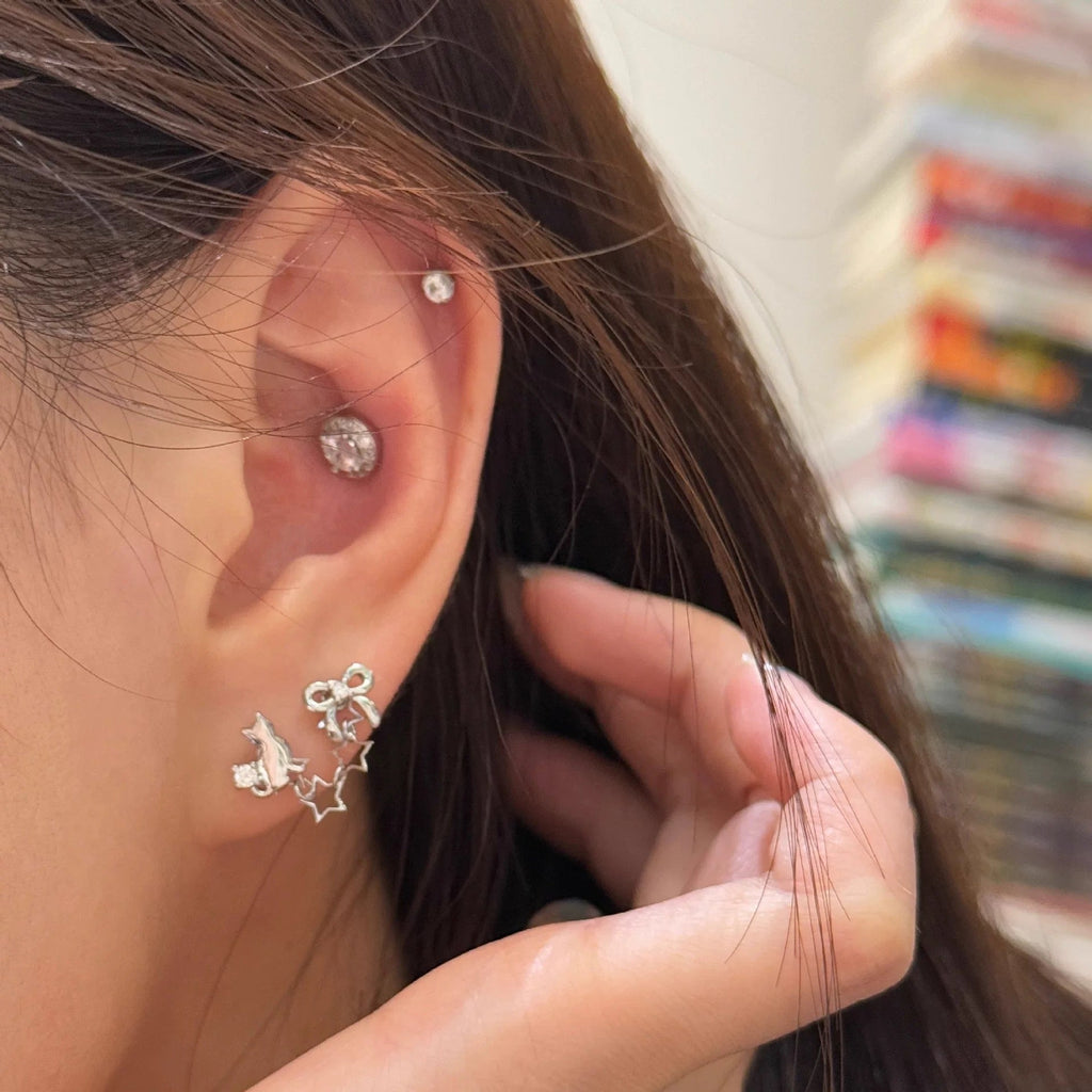 Star Chase Lobe Earrings