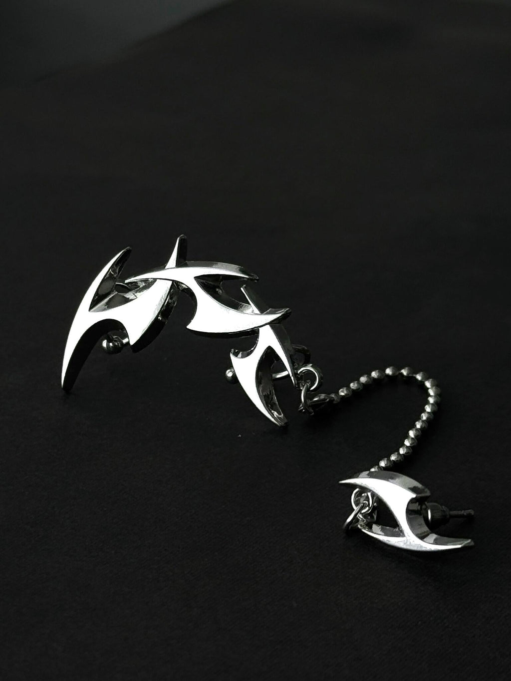 Razorwing Chain Earrings