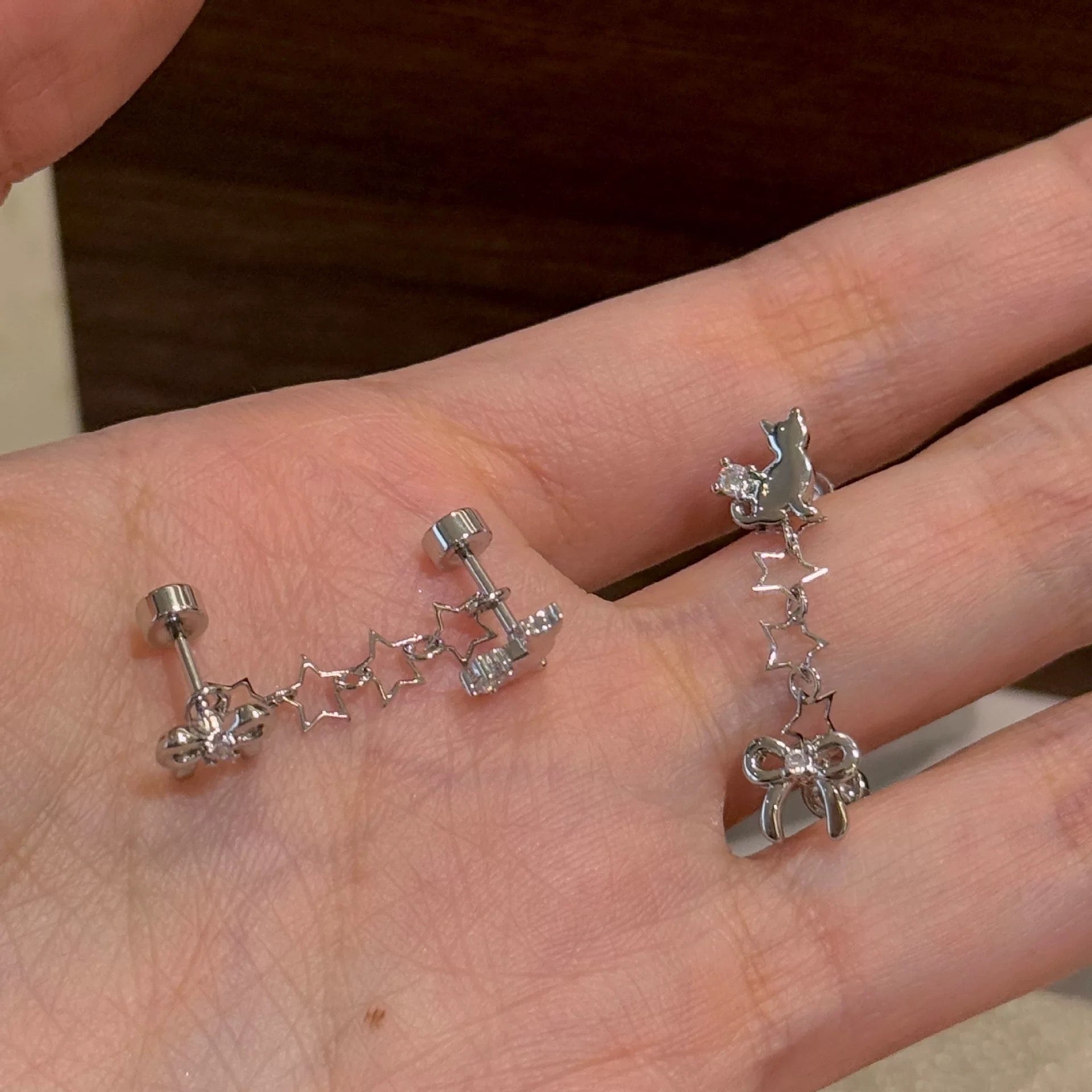 Star Chase Lobe Earrings