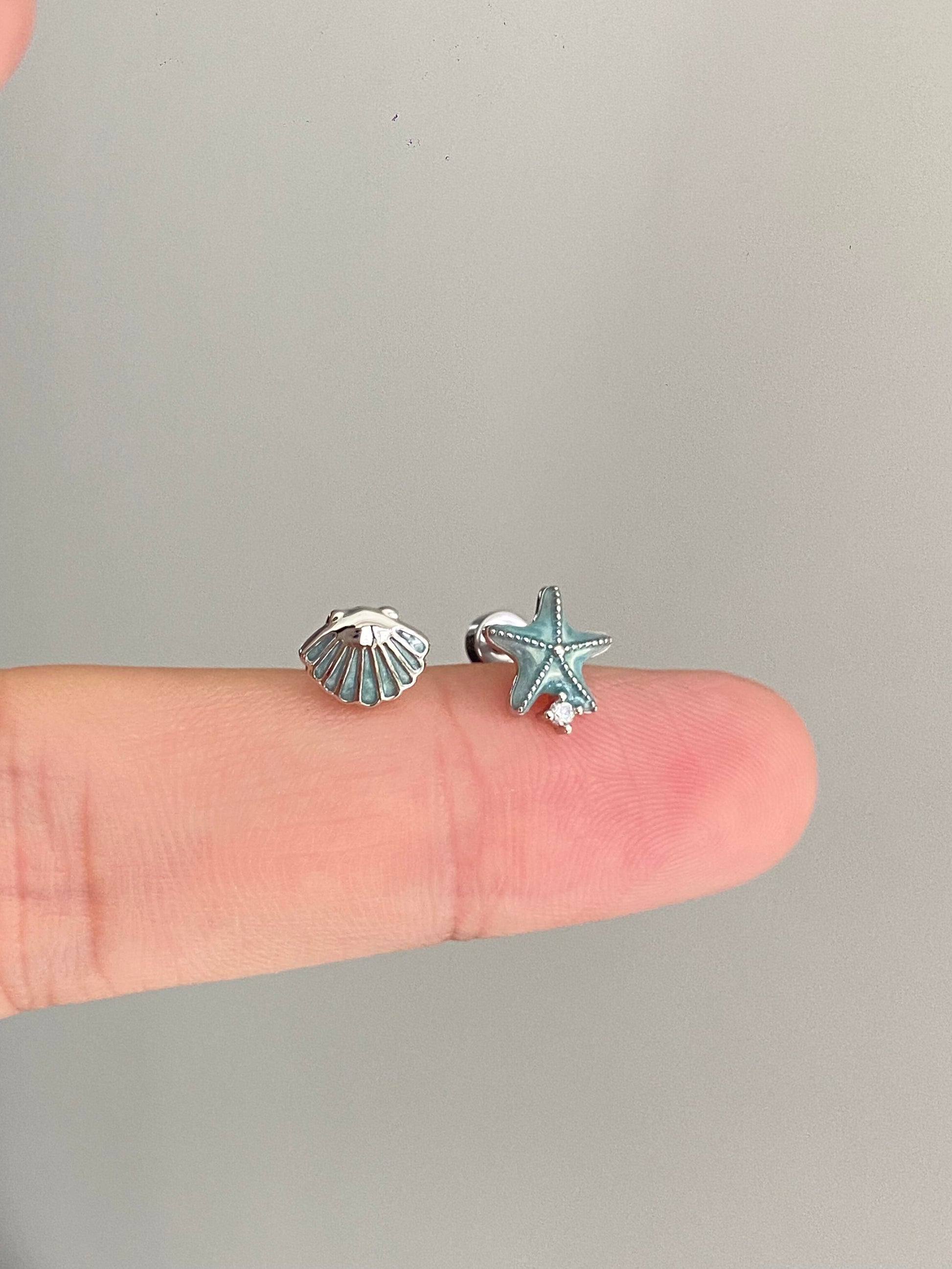 Coral Kiss Helix Earrings
