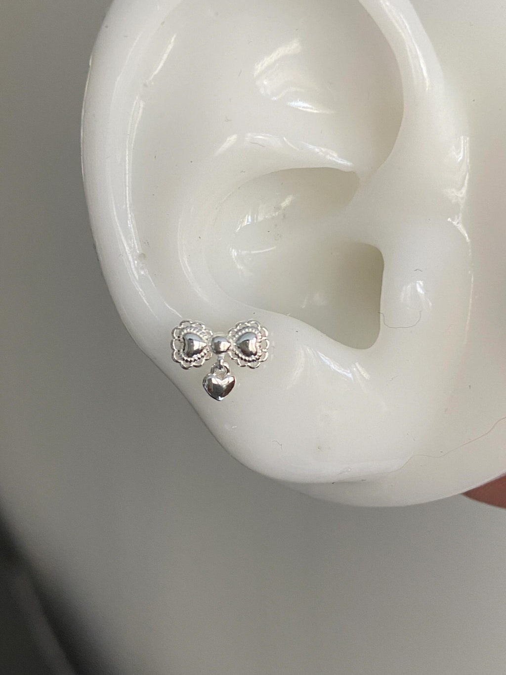 Lovers Bow Helix Earrings