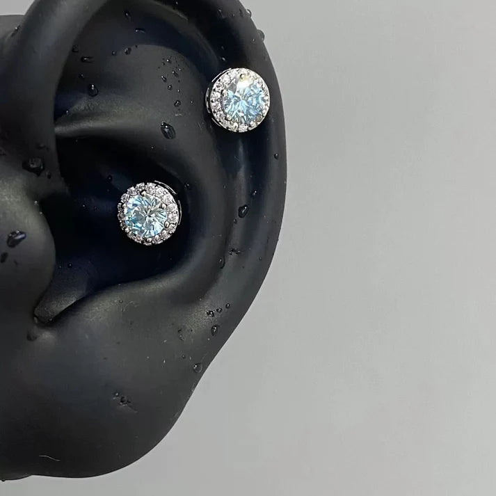 Seraph Spark Helix & Conch Earrings