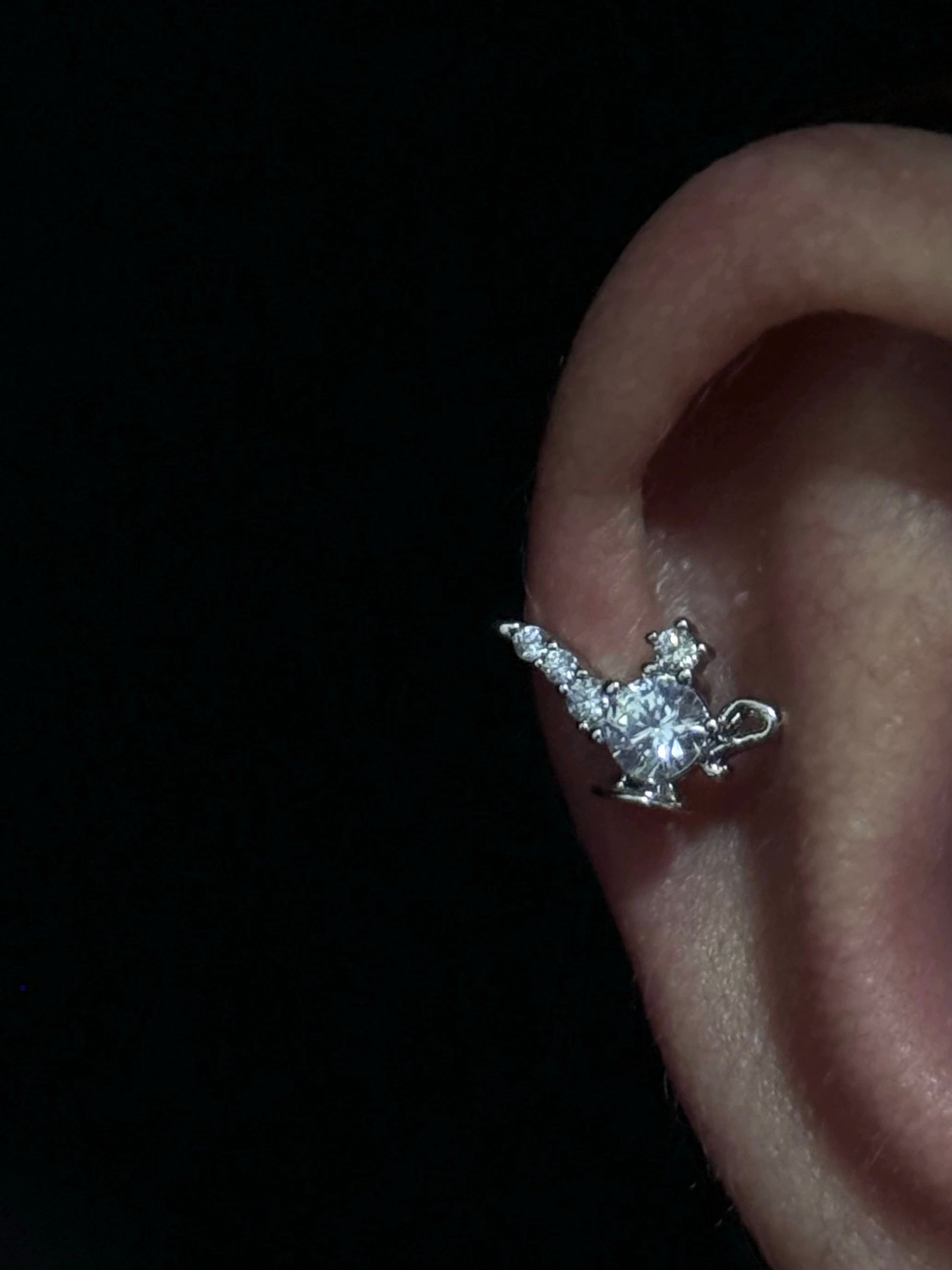 Genie Glow Helix Earrings