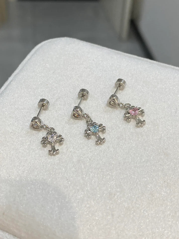 Divine Drop Helix Earrings