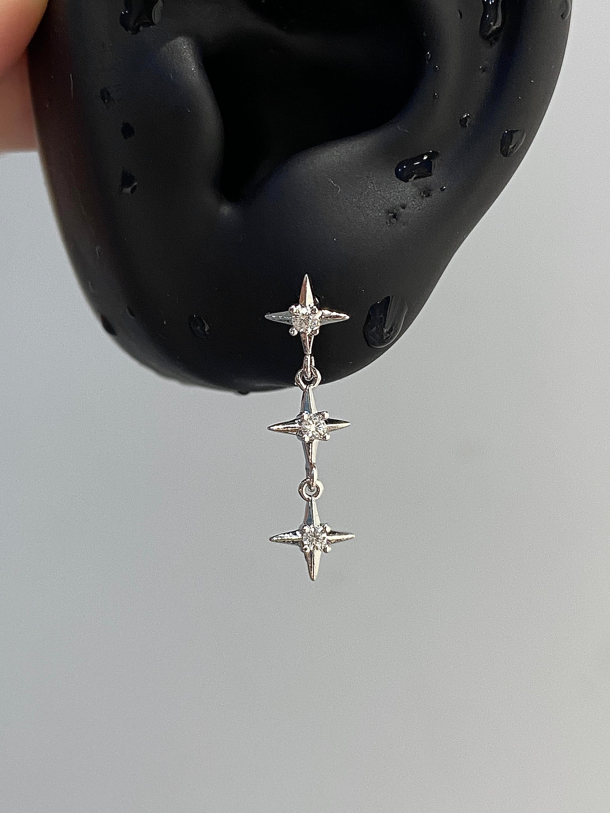 Ternary Stars Helix Earrings
