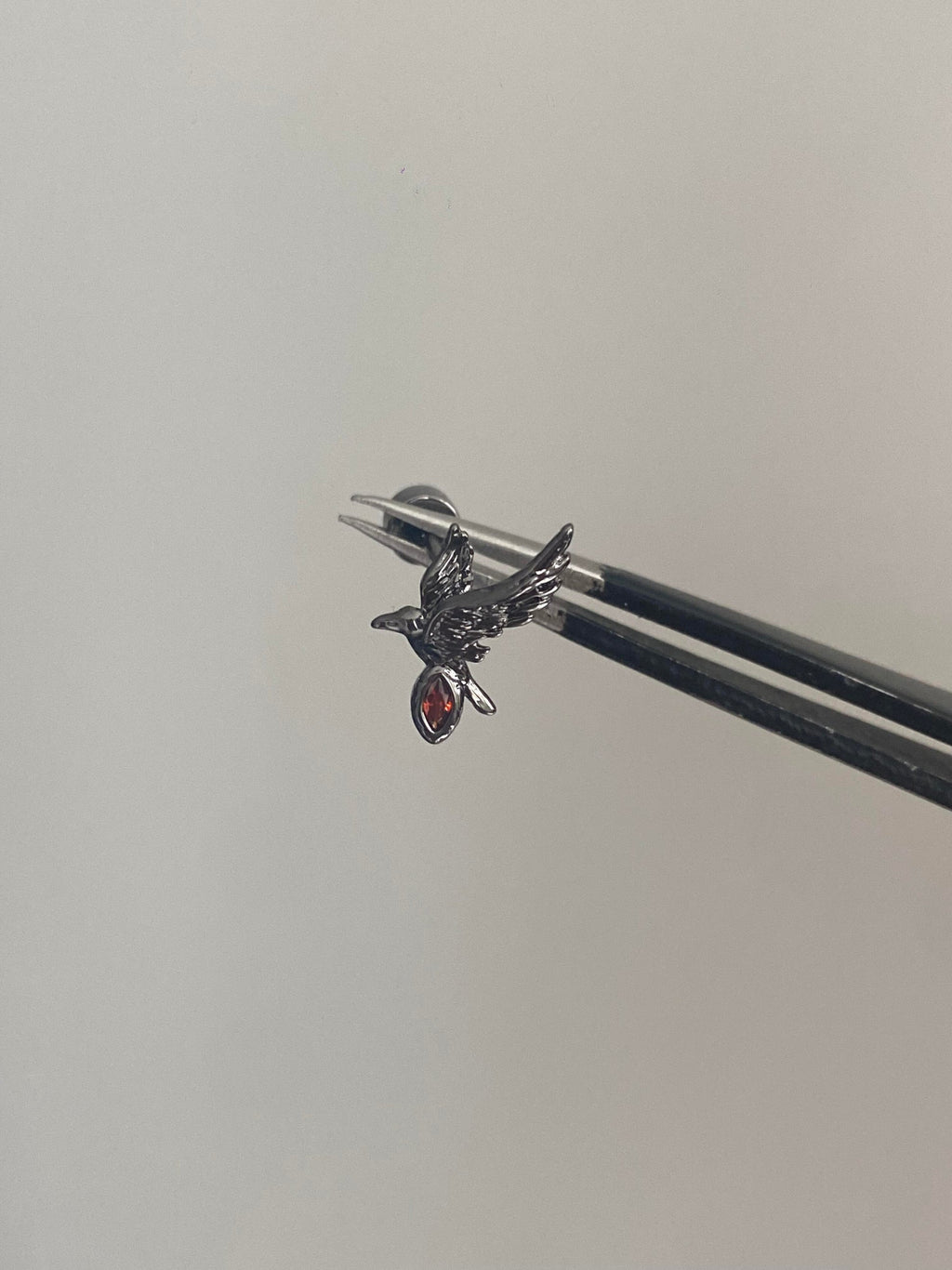 Raven Spark Helix Earrings