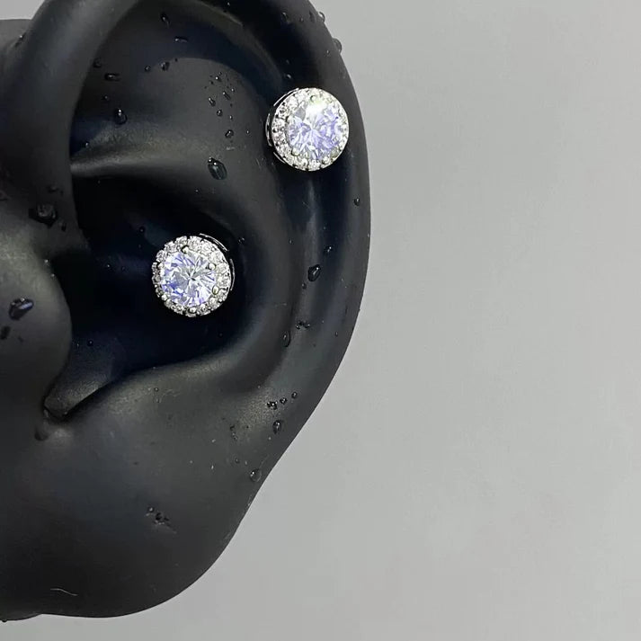 Seraph Spark Helix & Conch Earrings