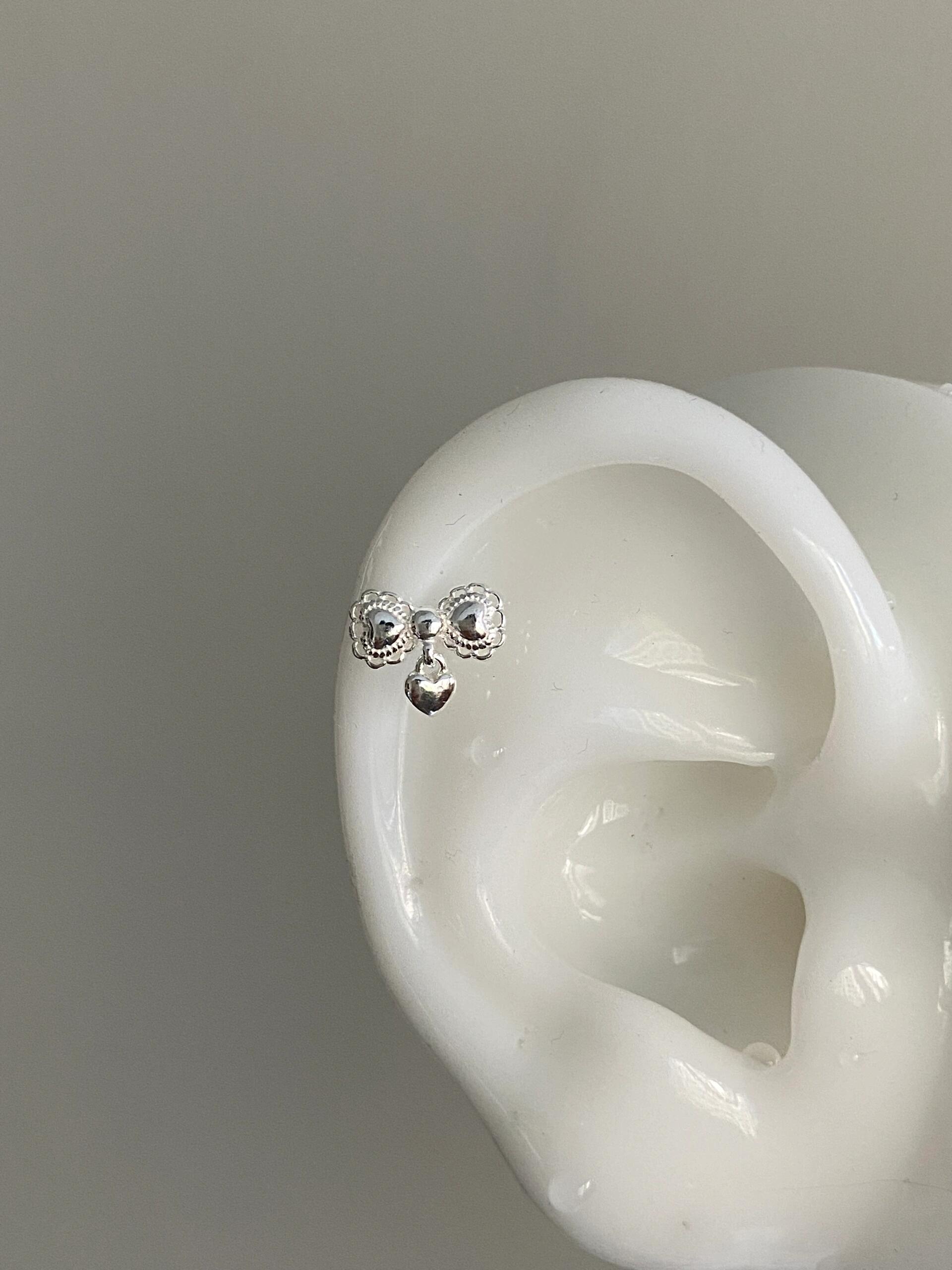 Lovers Bow Helix Earrings