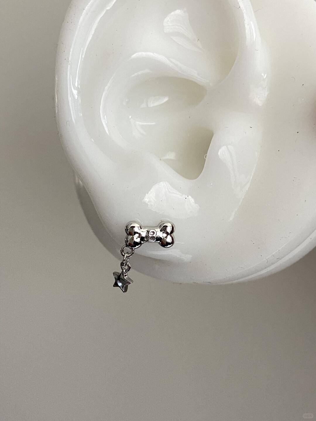 Bone Star Helix Earrings