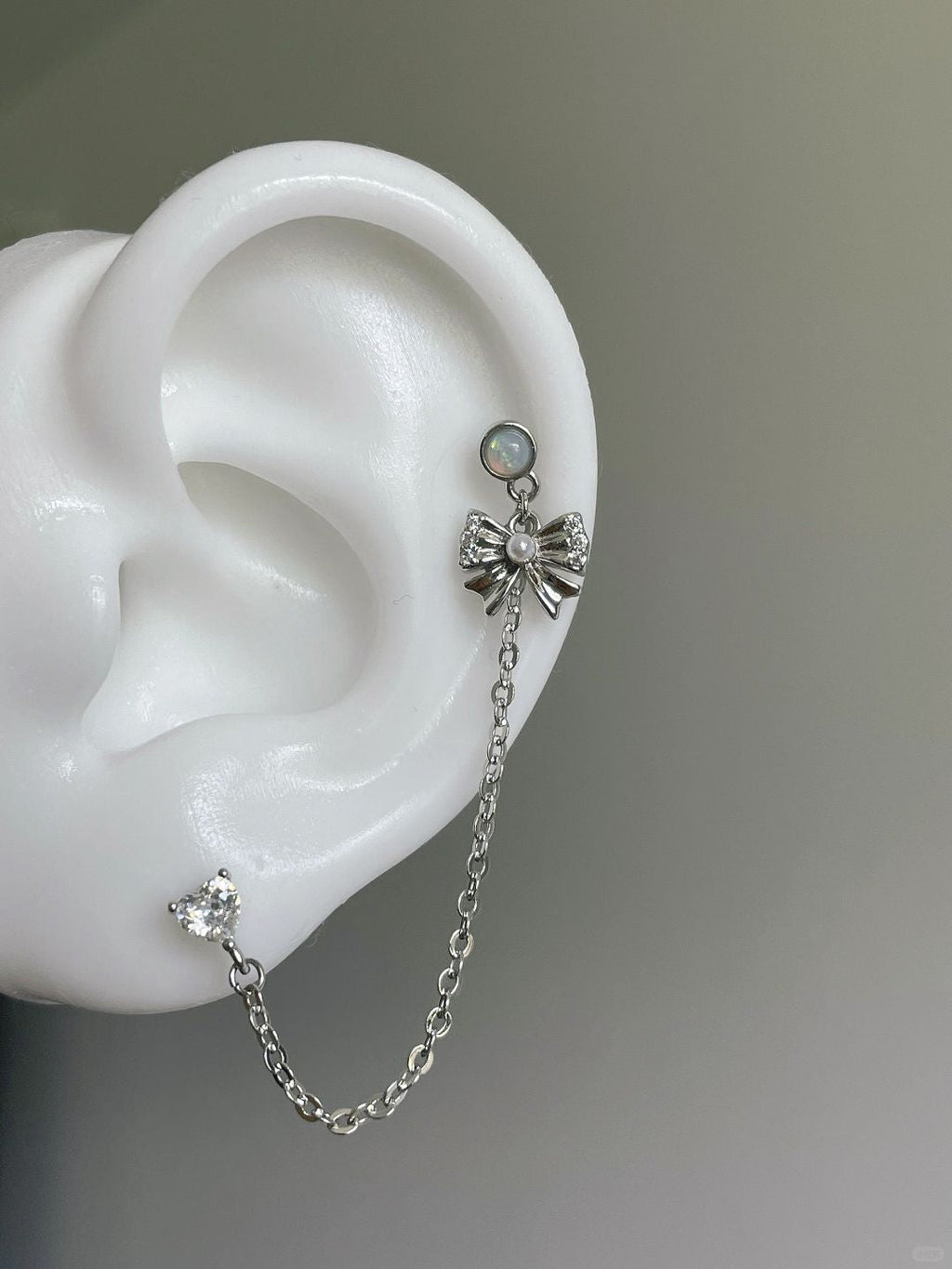 Moonlit Chain Earrings