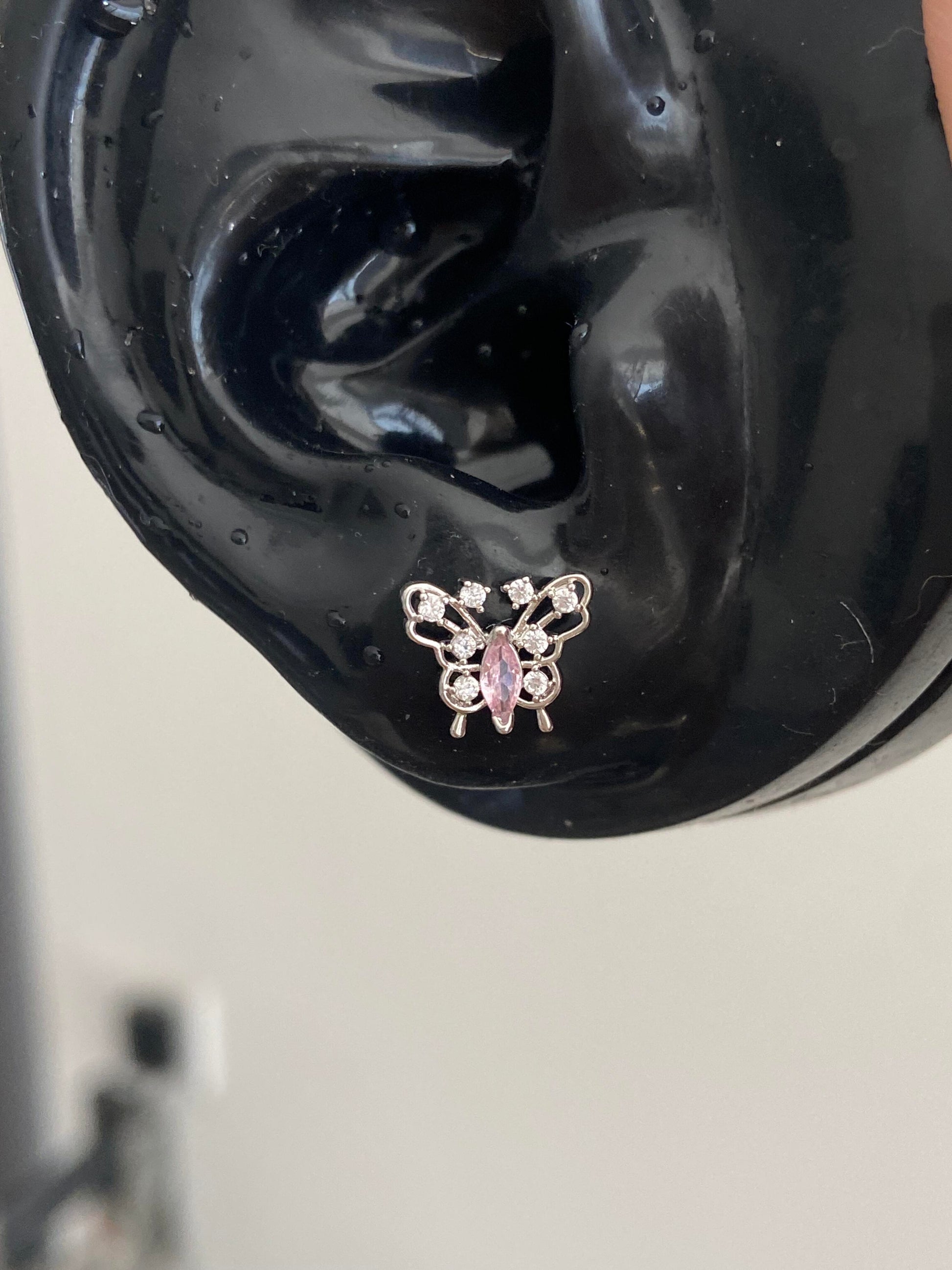 Rosa Butterfly Helix Earrings