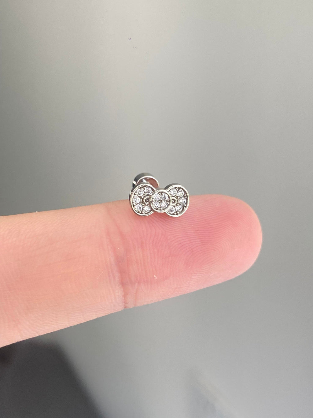 Kitty Bow Helix Earrings