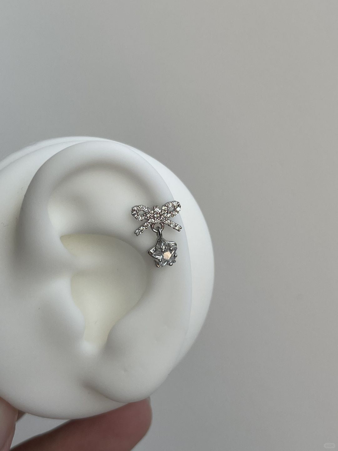 Ribbon Nova Helix Earrings