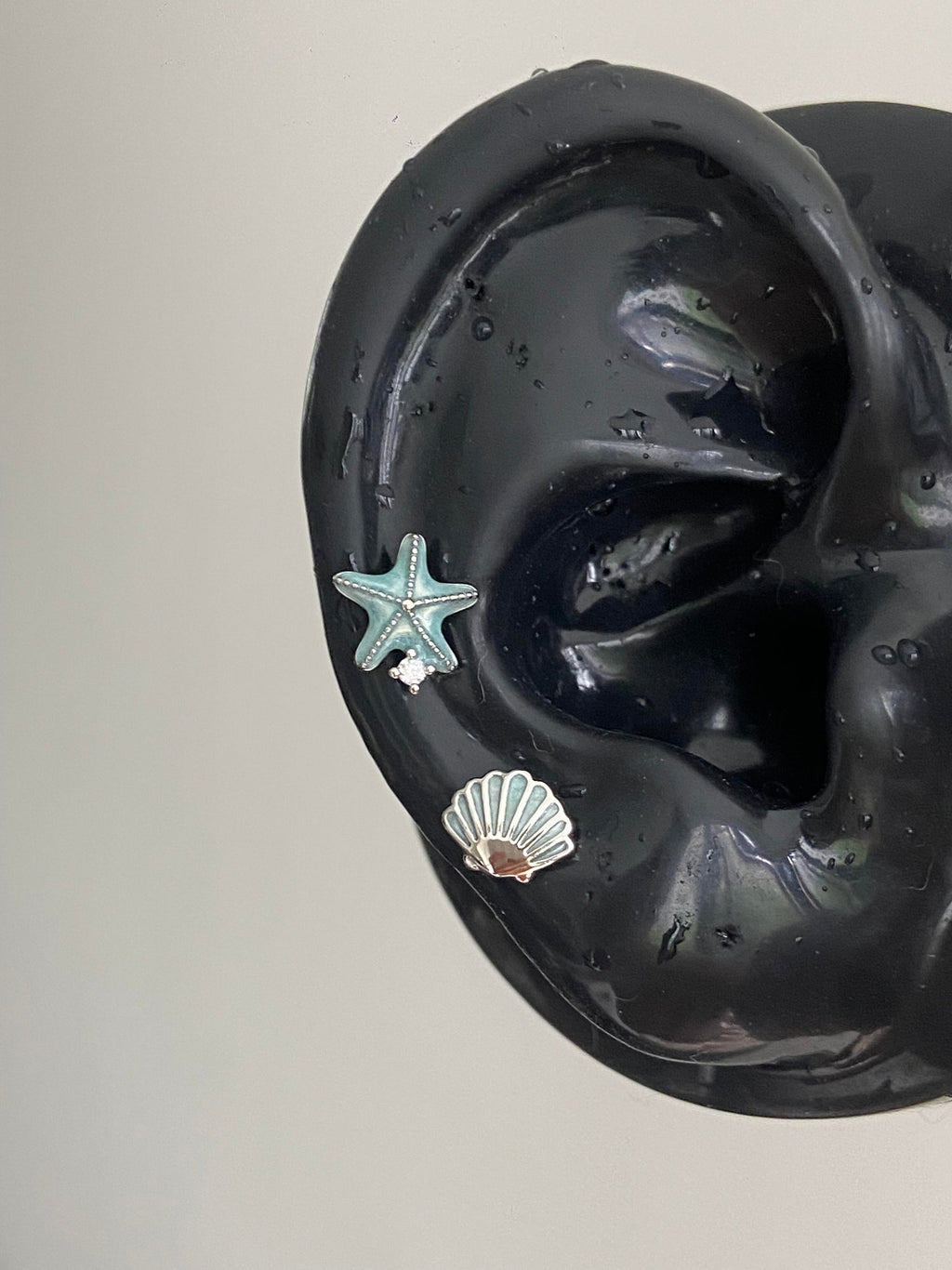 Coral Kiss Helix Earrings