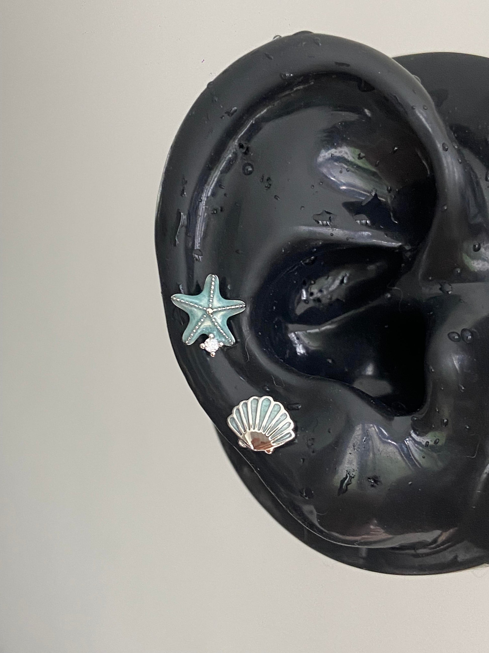 Coral Kiss Helix Earrings