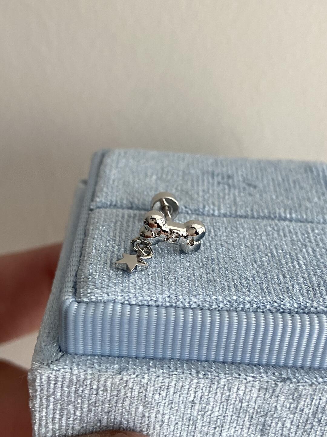 Bone Star Helix Earrings